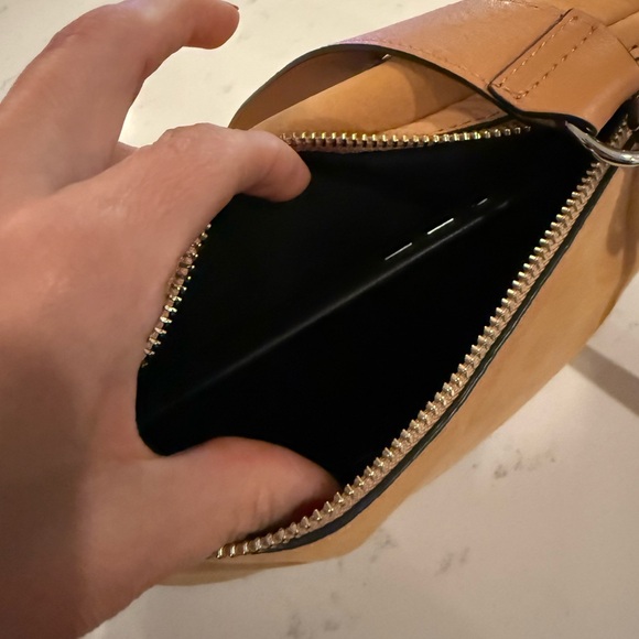 Rebecca Minkoff Bree Belt Bag - Honey Nubuck Suede Leather - Picture 12 of 16